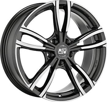 MSW Wheels 73 (7,5x17) volkswagen MSW Wheels 73 (7,5x17)gloss dark grey full polish